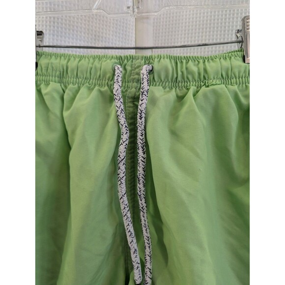 Molokai Surf Co. Swim Trunks Men's Small Lime Green Design 3-Pockets (B01) - Picture 3 of 7